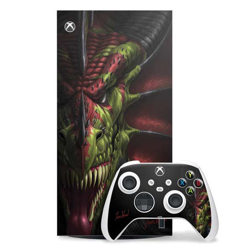 Lair of Shadows Dragon by Tom Wood Xbox Series X Skins